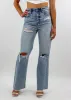 Lost In Between Straight Leg Jeans ★ Light Wash sold by Rock N Rags