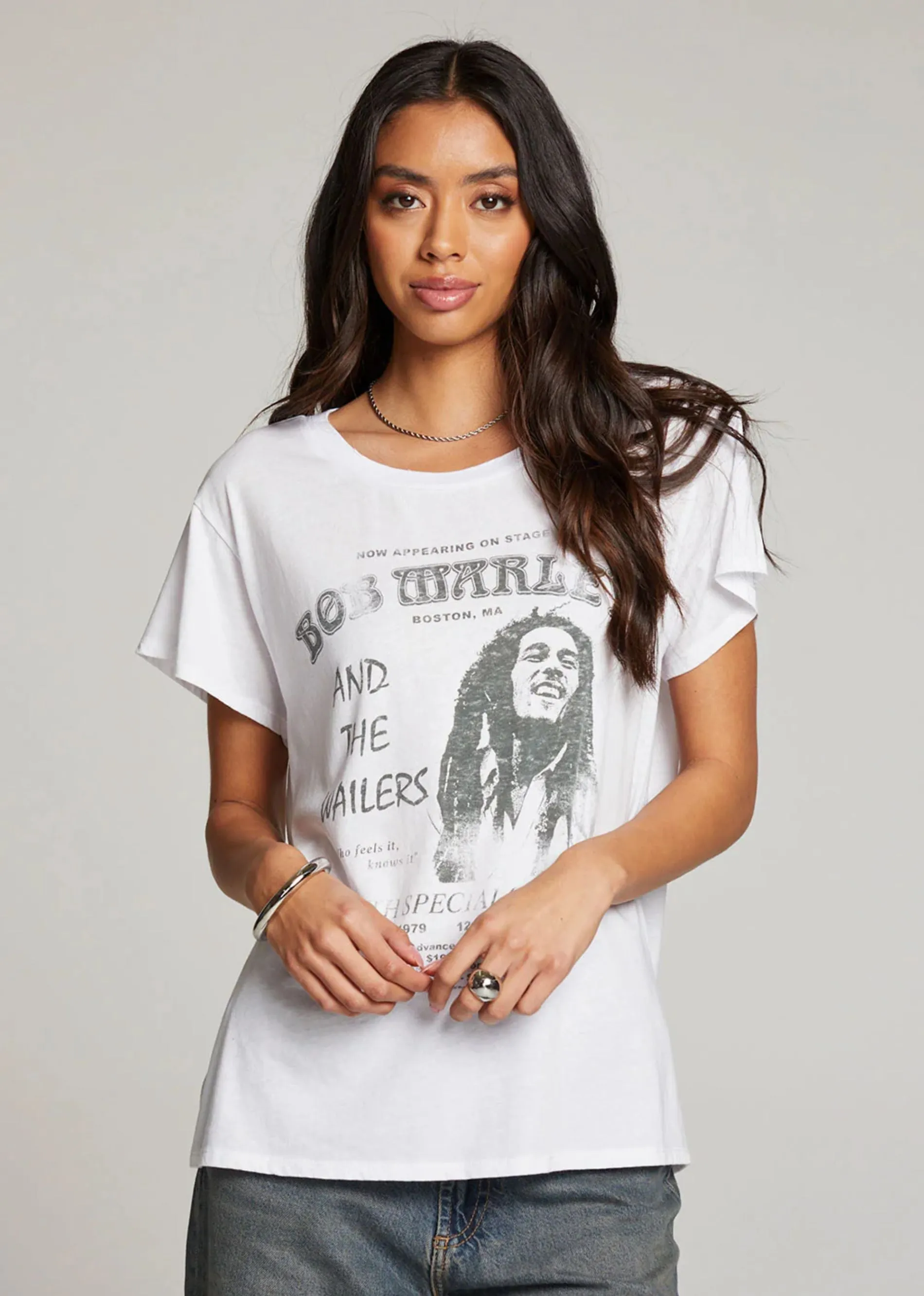 CHASER Bob Marley Band Tee ★ White sold by Rock N Rags product image thumbnail 3