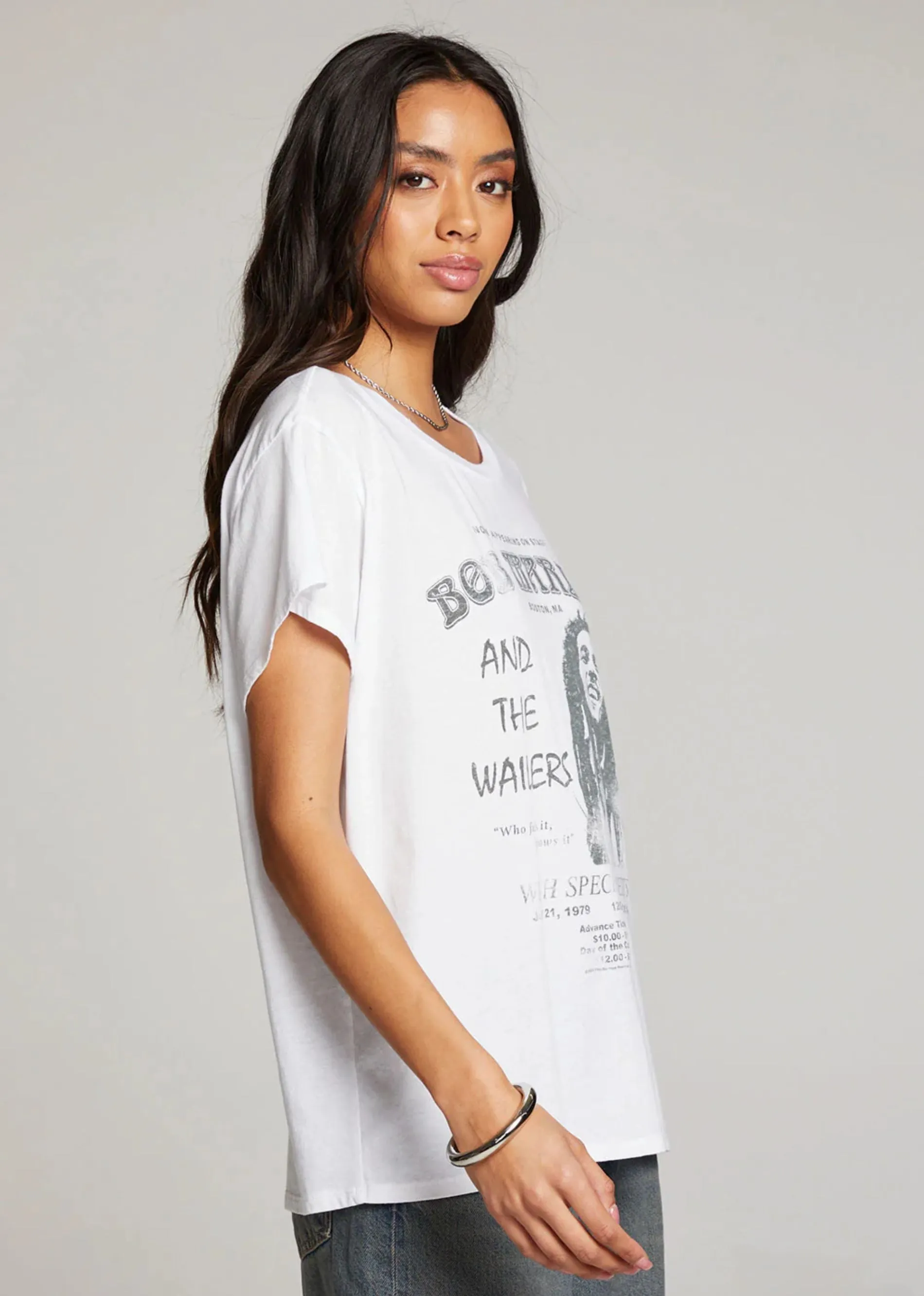 CHASER Bob Marley Band Tee ★ White sold by Rock N Rags product image thumbnail 4