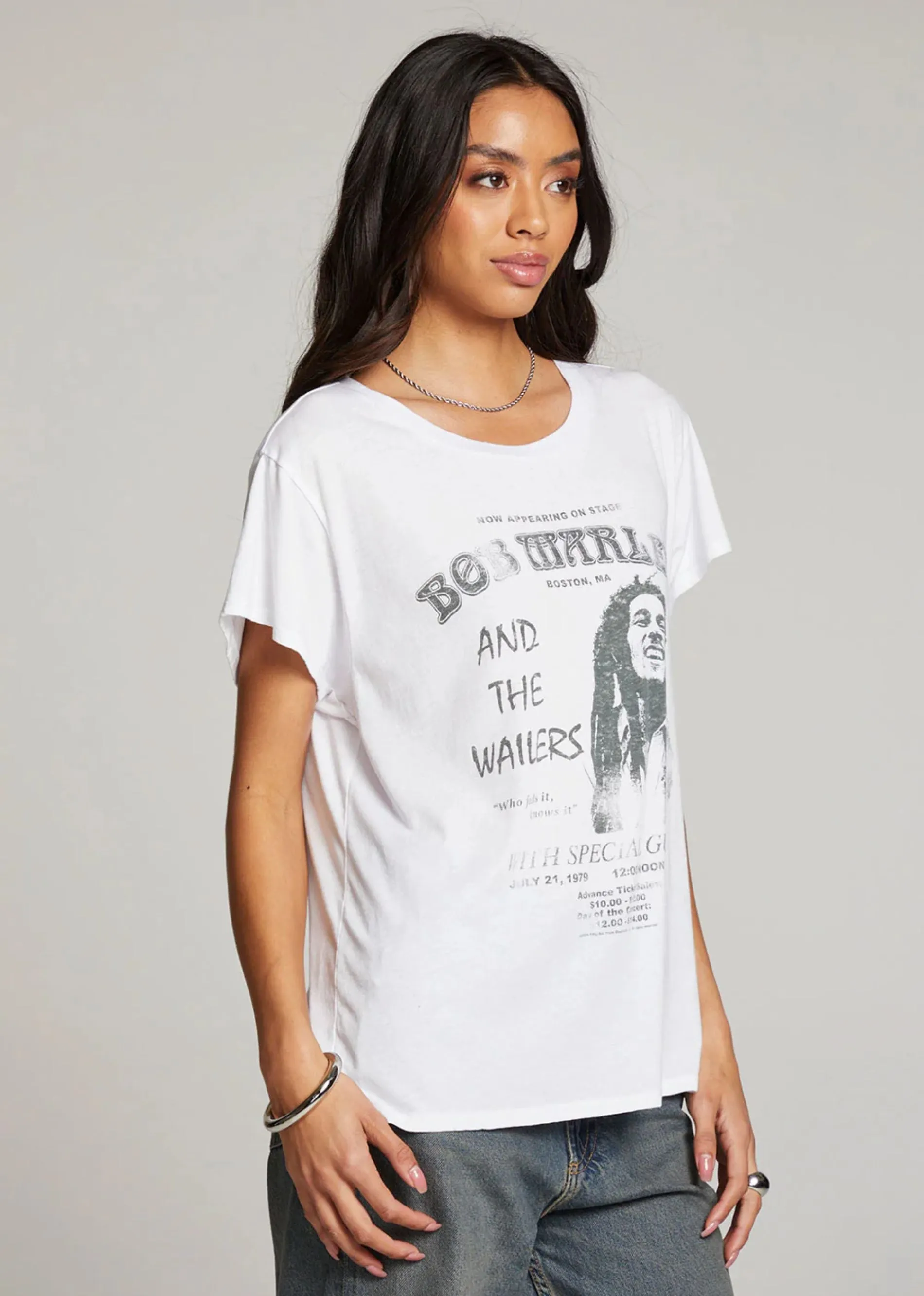 CHASER Bob Marley Band Tee ★ White sold by Rock N Rags product image thumbnail 2