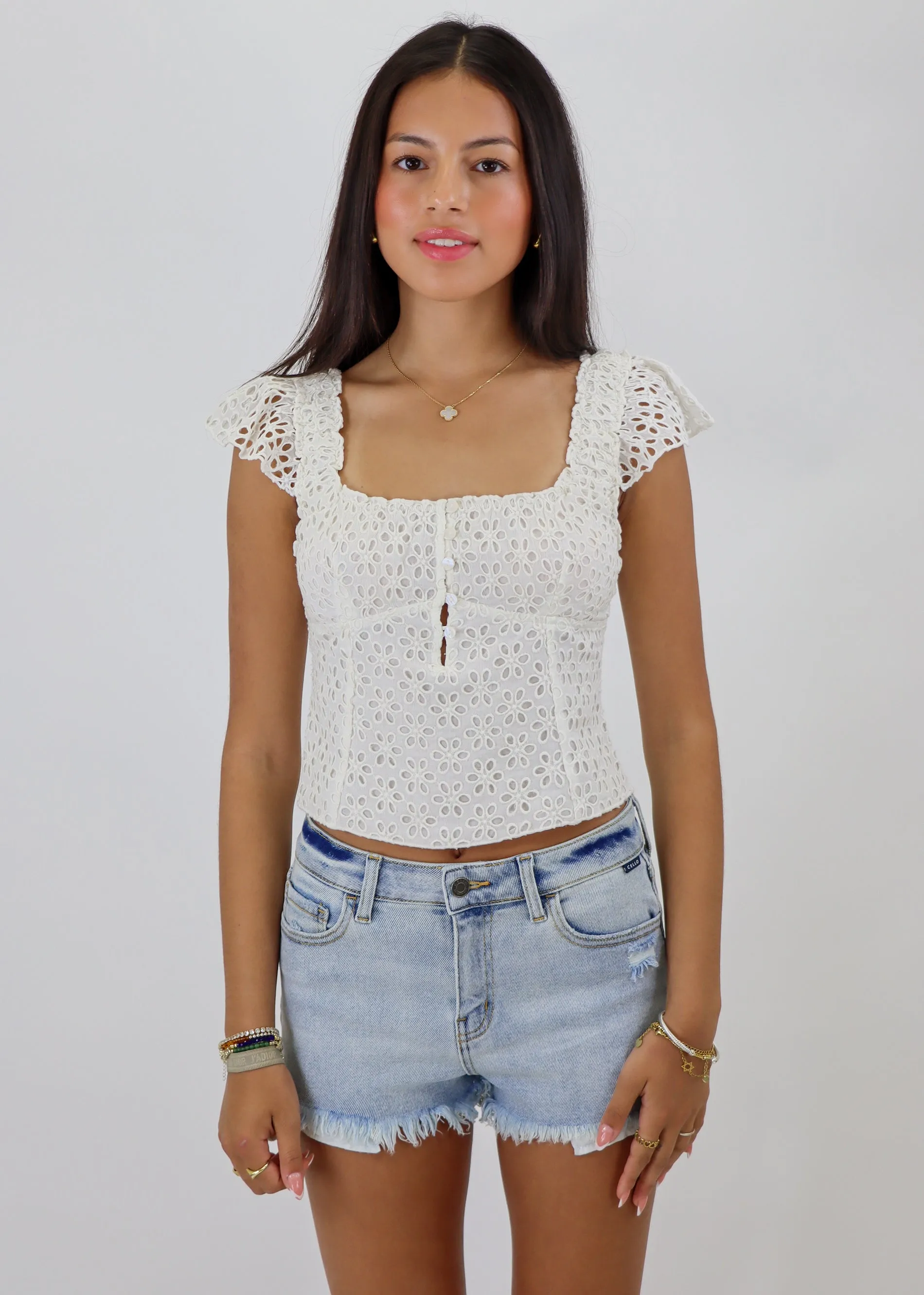 Free People Alma Tank ★ Ivory sold by Rock N Rags