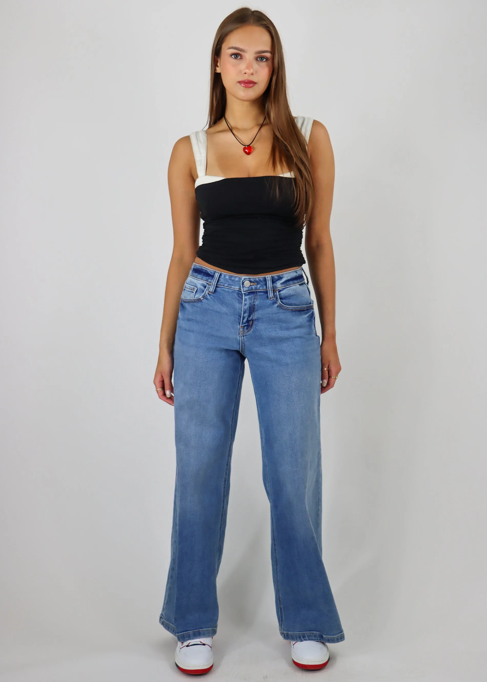 Blue Eyes Low Rise Jeans ★ Medium Wash sold by Rock N Rags product image thumbnail 4