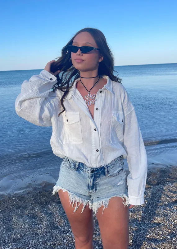 Begin Again Top ★ White sold by Rock N Rags