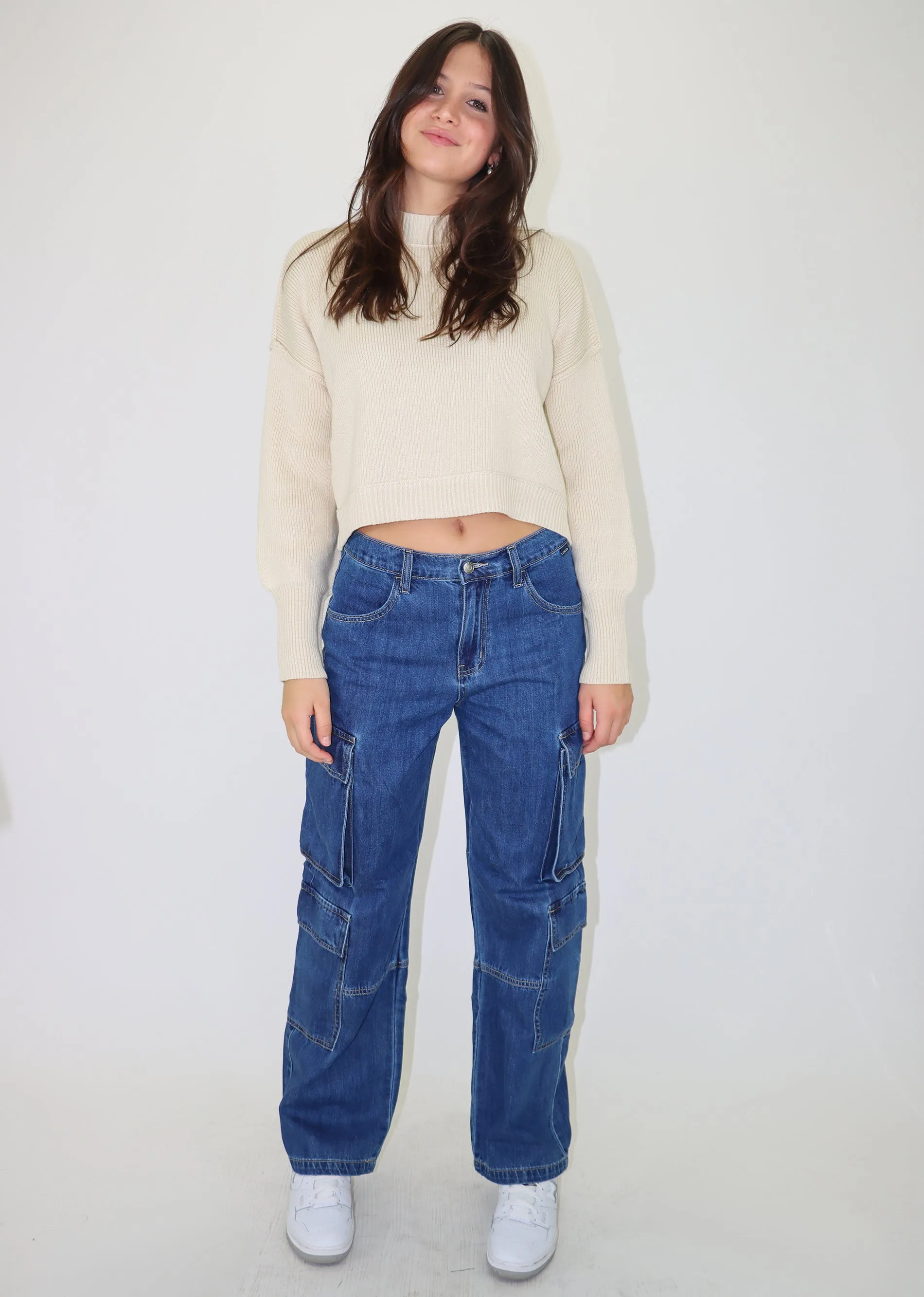 Daylight Low Rise Cargo Jeans ★ Medium Wash sold by Rock N Rags product image thumbnail 4