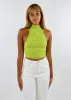 Plastic Hearts Halter Top ★ Green sold by Rock N Rags