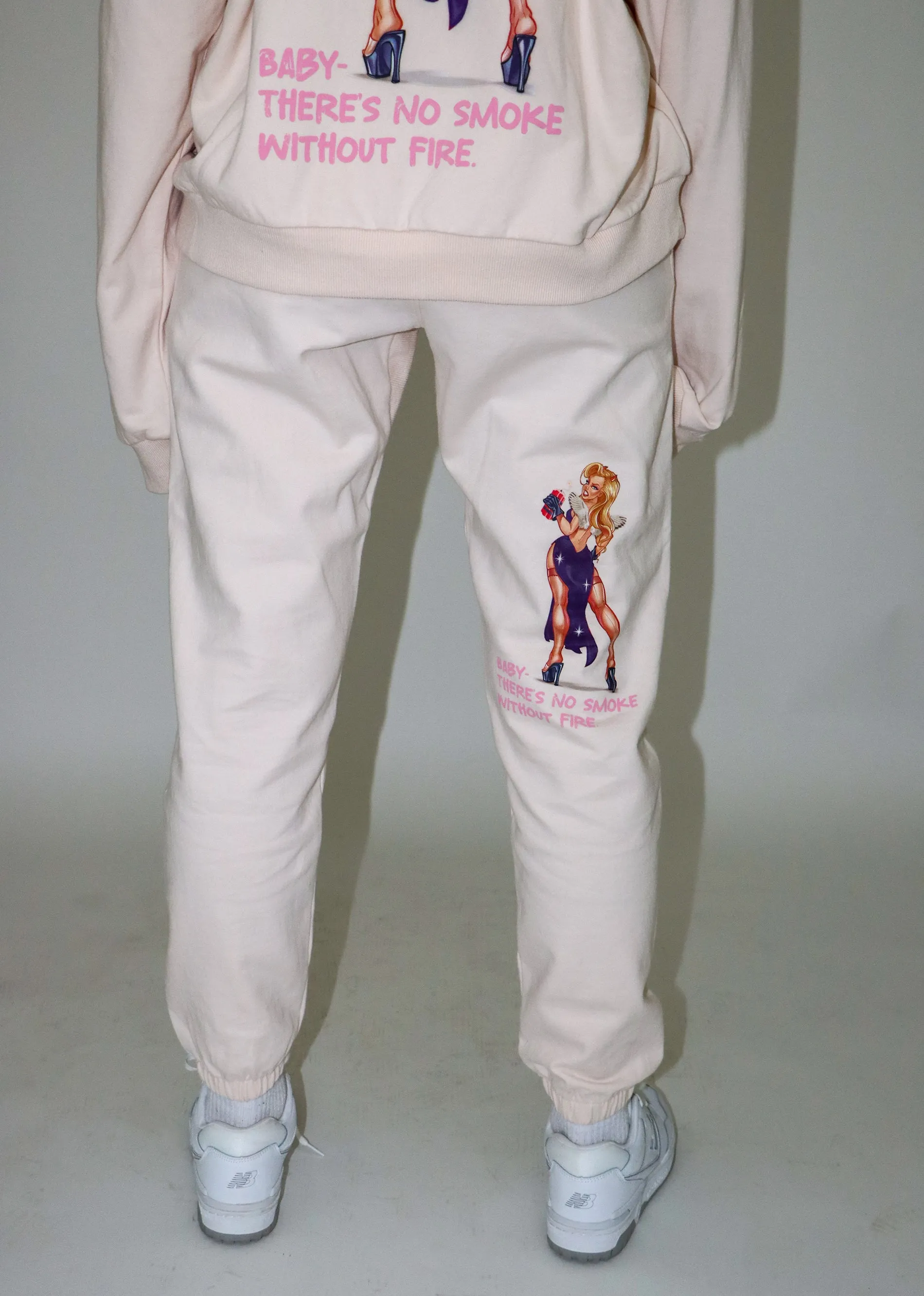 Boys Lie Shoot Your Shot Sweatpants ★ Pink sold by Rock N Rags product image thumbnail 3
