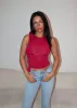 Softly Spoken Tank ★ Wine sold by Rock N Rags