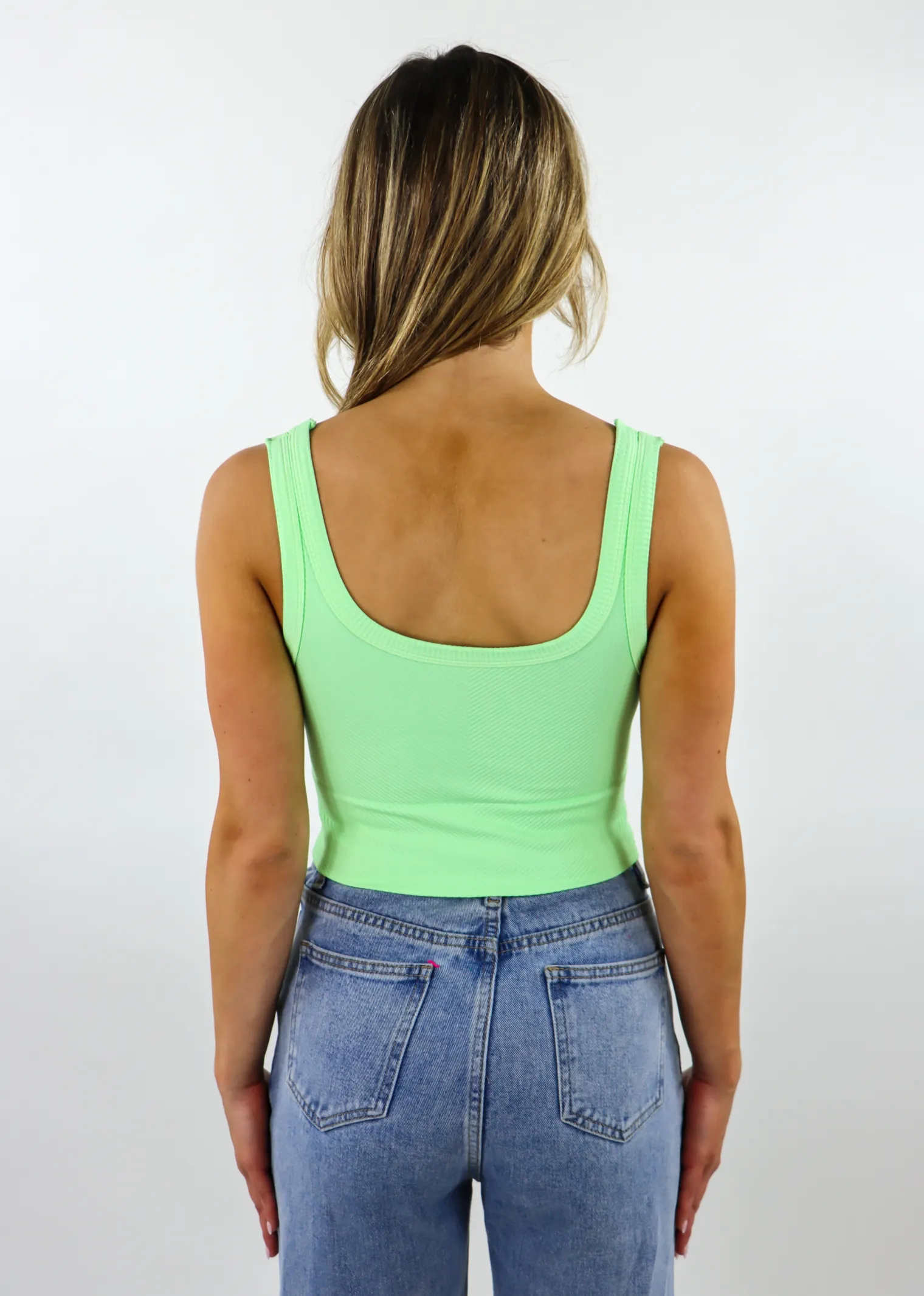 Spill The Tea Tank ★ Neon Green sold by Rock N Rags product image thumbnail 3