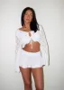 Be Like You Skirt ★ White sold by Rock N Rags