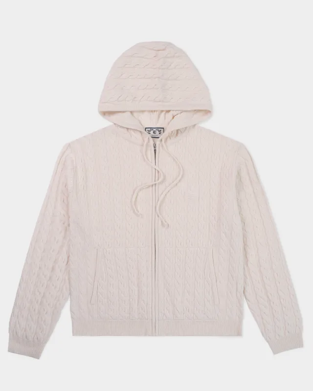 EE® Cable Knit Zip-Up sold by Eric Emanuel