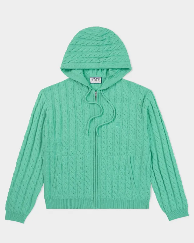 EE® Cable Knit Zip-Up sold by Eric Emanuel