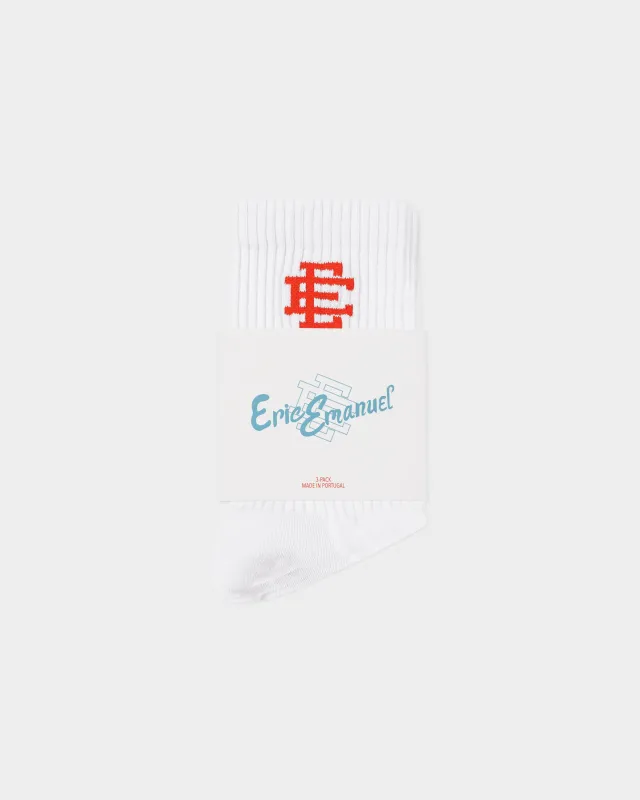EE® 3-Pack Crew Socks made by Eric Emanuel
