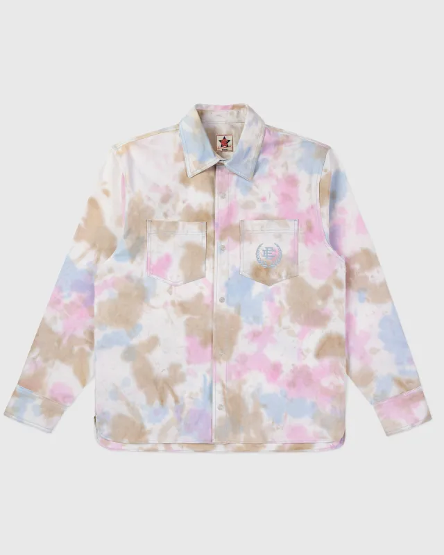 EE® Tie Dye Shacket sold by Eric Emanuel