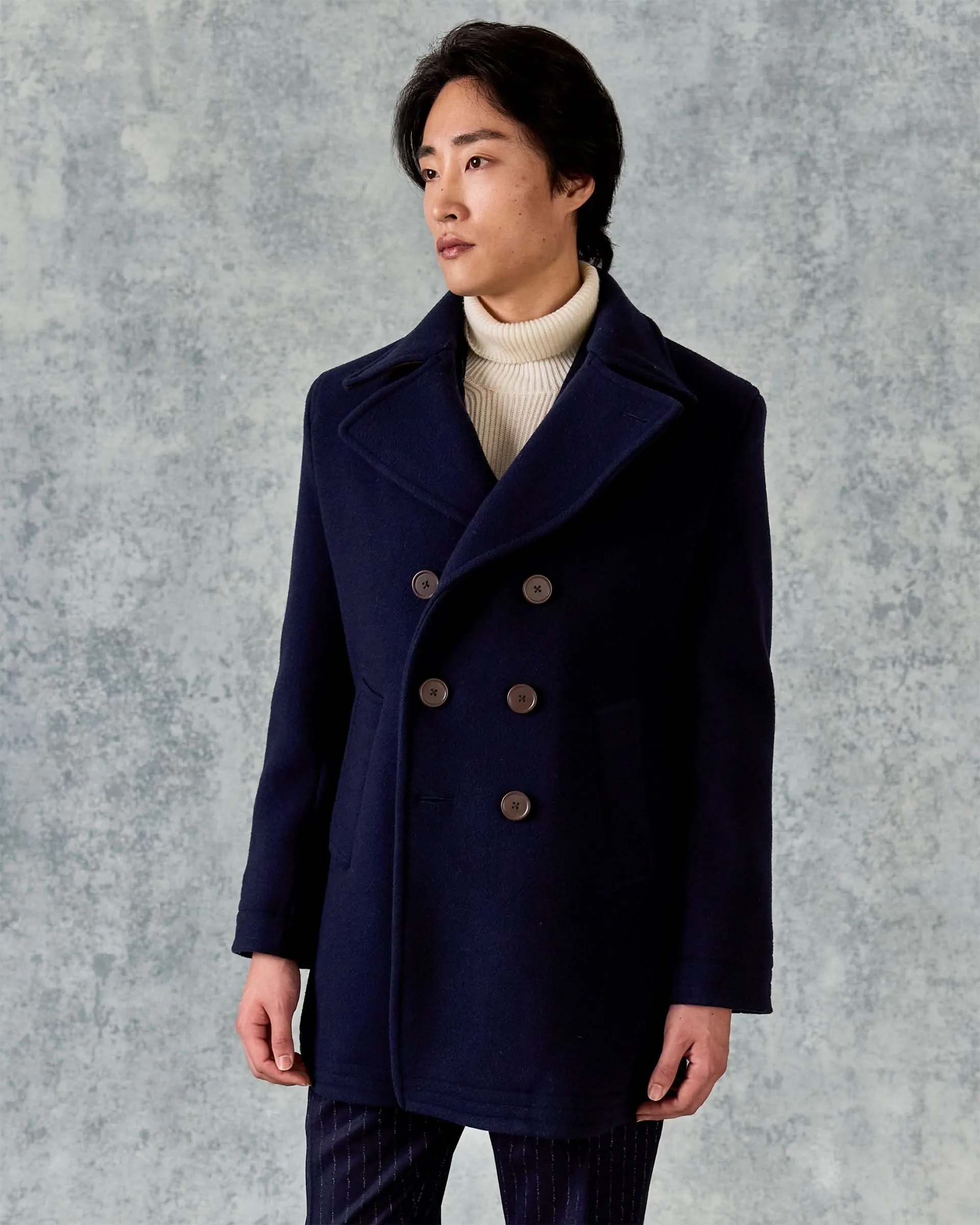 Croft Bridge Coat Navy sold by Gieves and Hawkes product image thumbnail 5