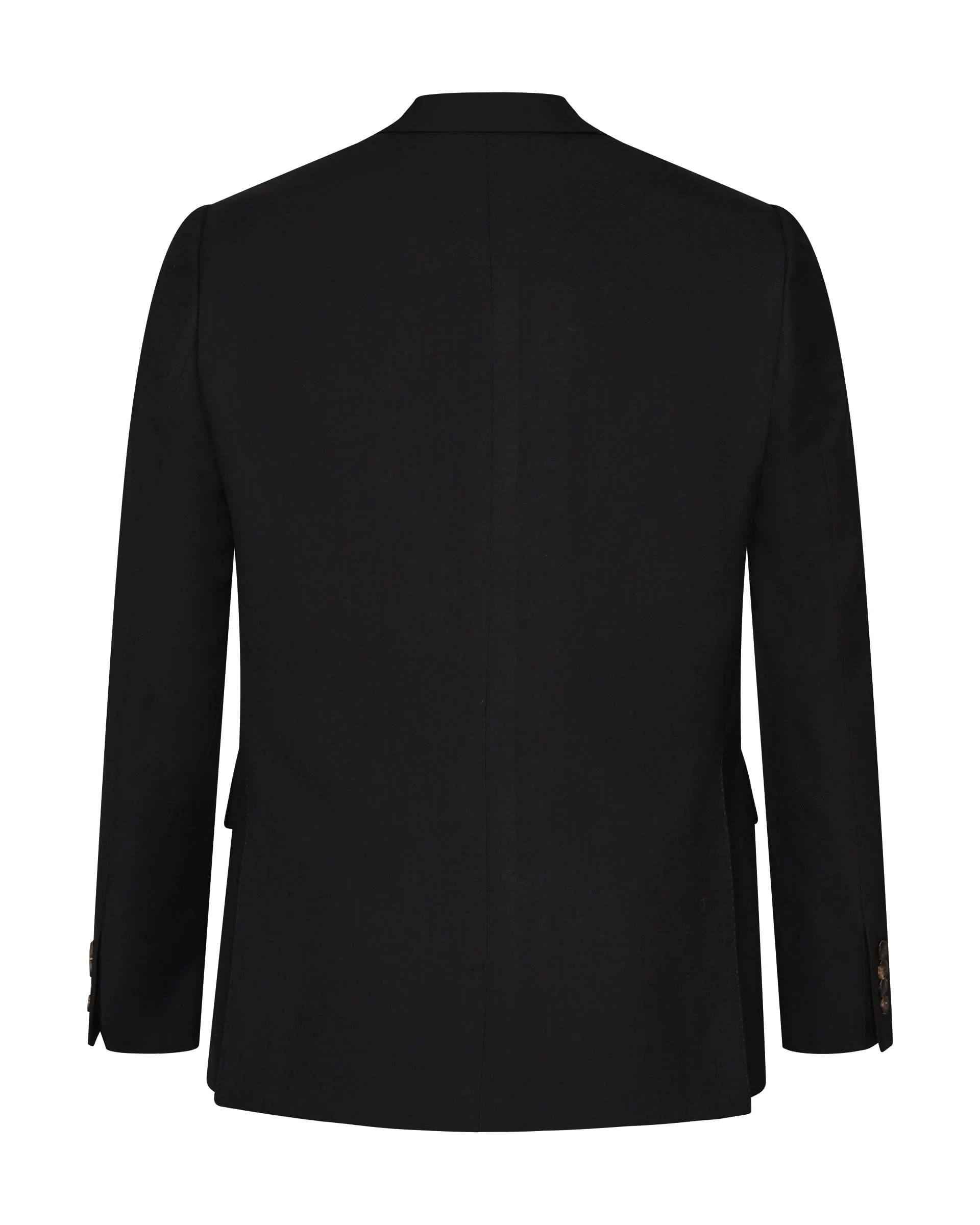 Stark Virgin Wool Twill Suit Jacket Black sold by Gieves and Hawkes product image thumbnail 5