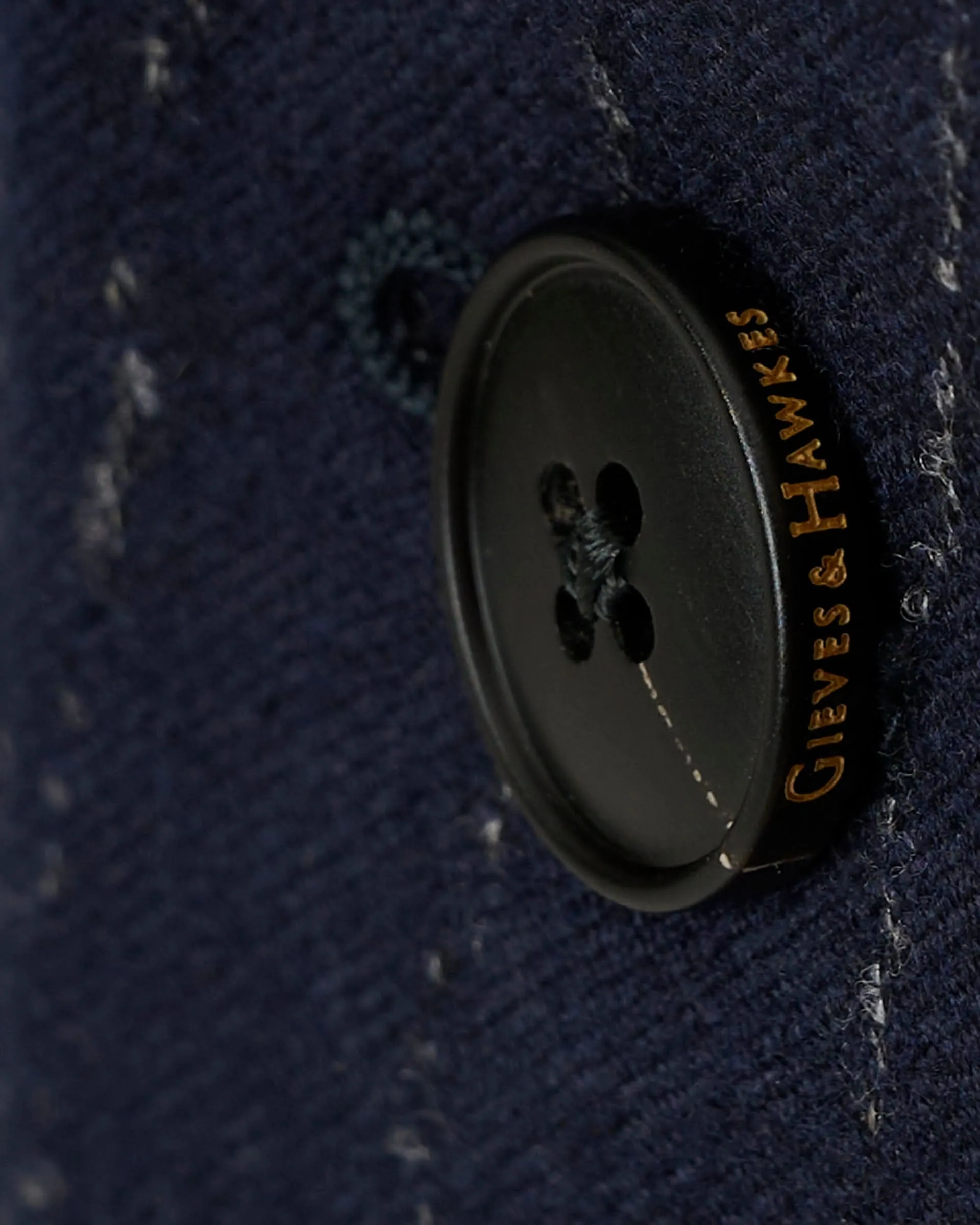 Churchill Wool Cashmere Morse Code Suit Navy sold by Gieves and Hawkes product image thumbnail 2