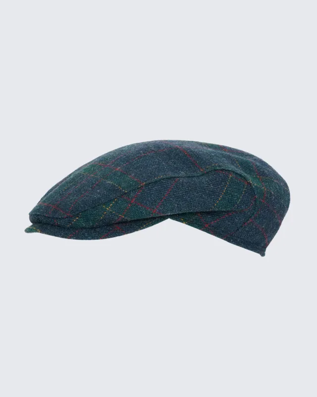 Row Wool House Check Hat made by Gieves and Hawkes