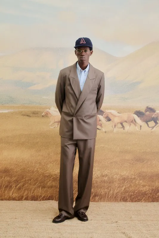 RELAXED DOUBLE-BUTTONED BLAZER made by A Kind of Guise