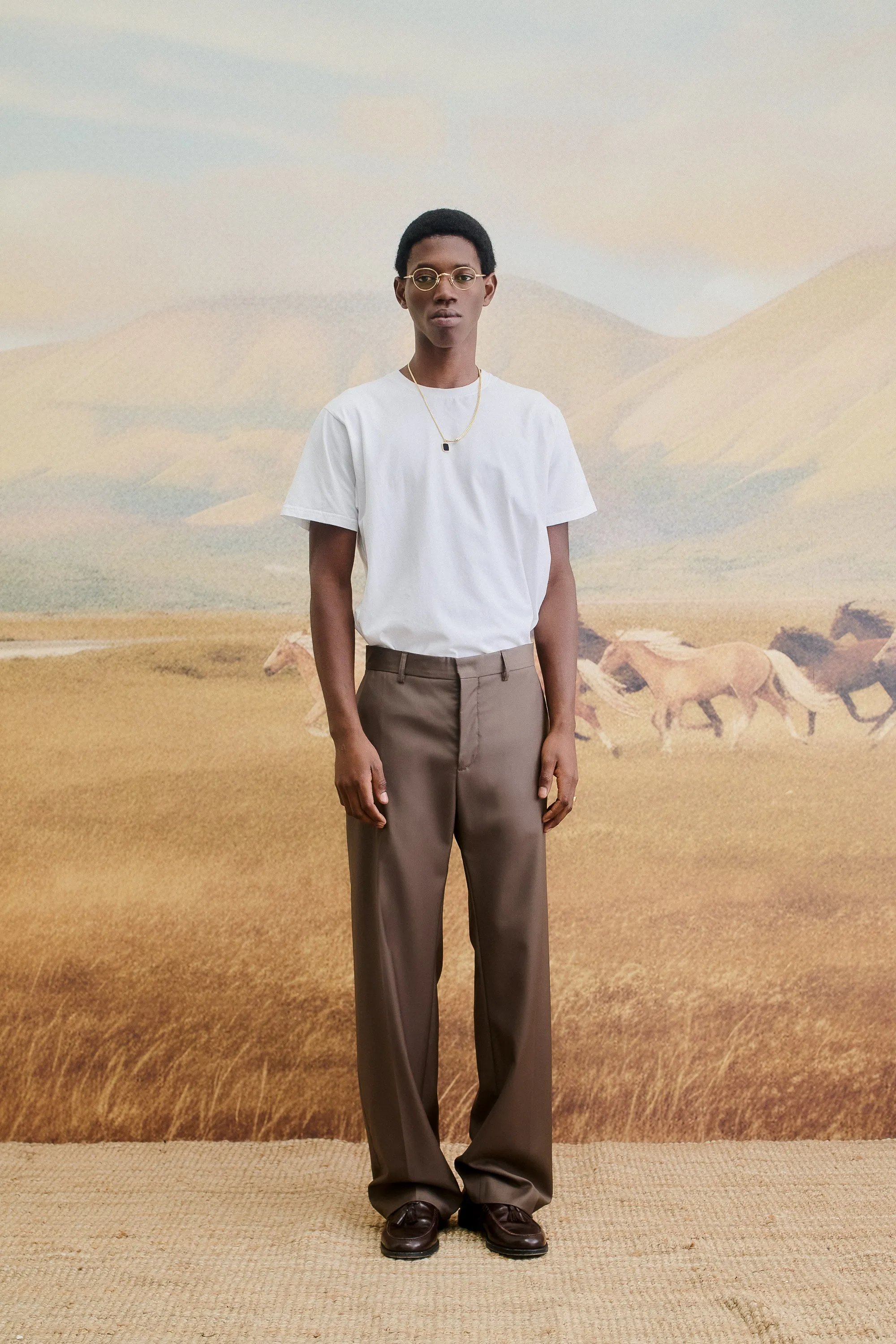 TAILORED WIDE TROUSERS sold by A Kind of Guise
