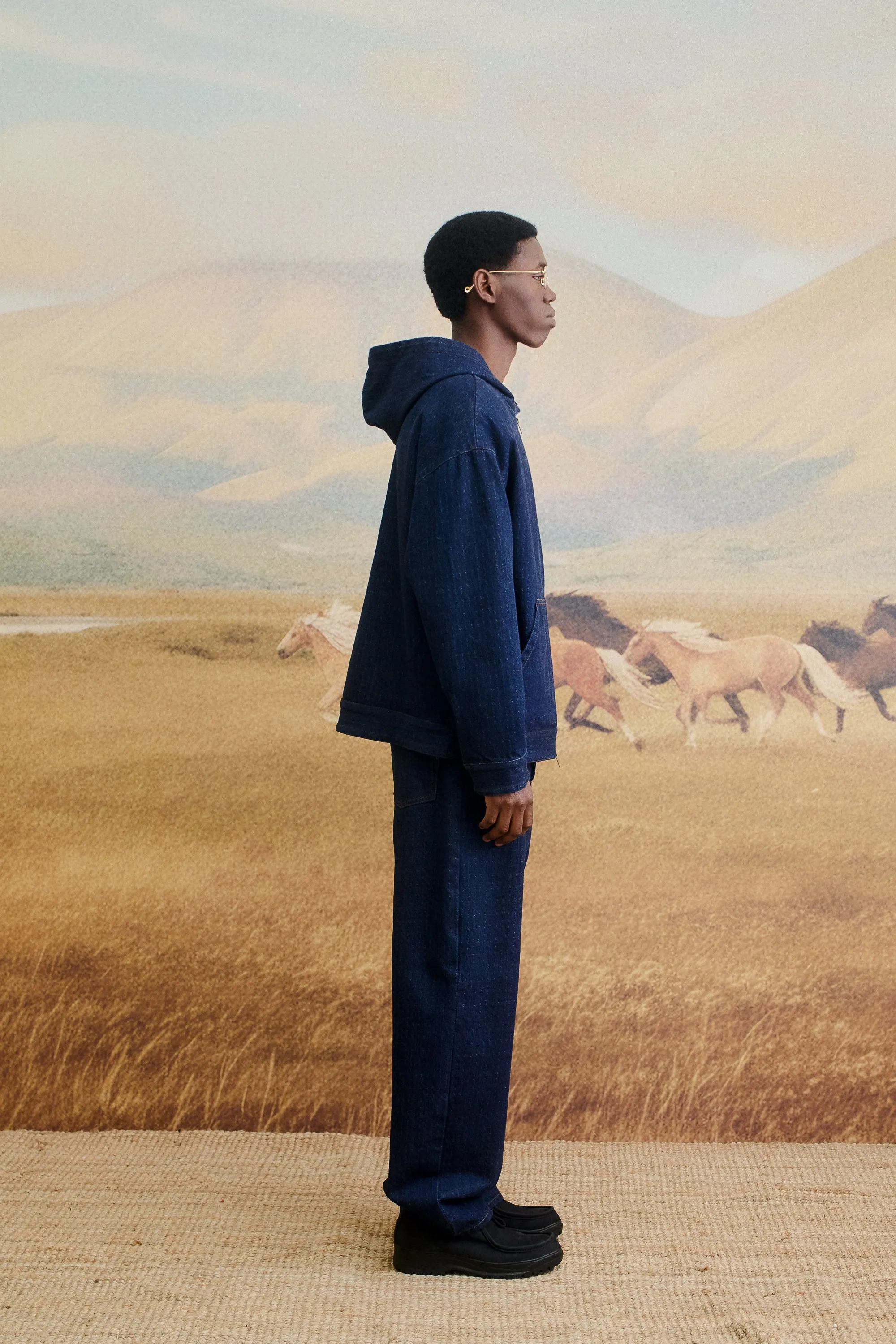 DARKHAN DENIM HOODIE sold by A Kind of Guise product image thumbnail 5