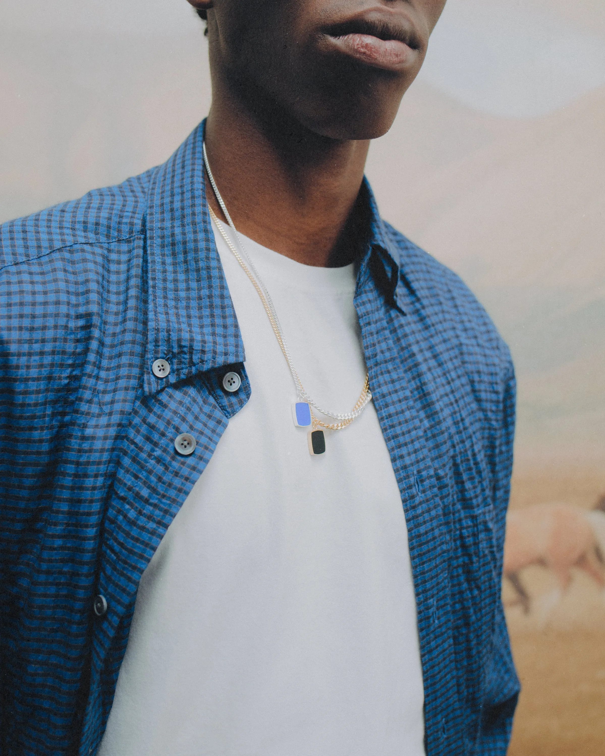 YIN YANG NECKLACE WITH STONE sold by A Kind of Guise product image thumbnail 2