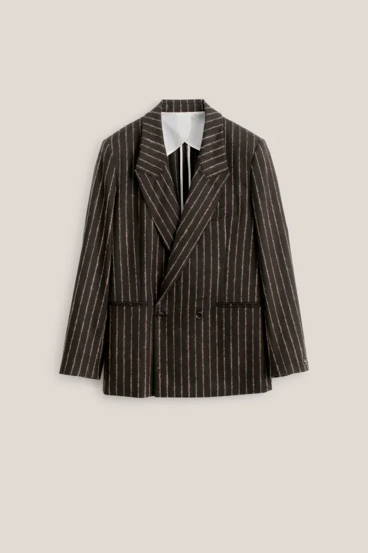 RELAXED DOUBLE-BUTTONED BLAZER made by AW25