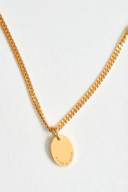 SIGNET NECKLACE GOLD sold by A Kind of Guise
