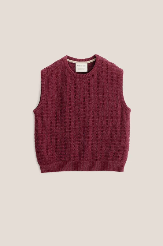 TEMBE KNIT VEST made by A Kind of Guise