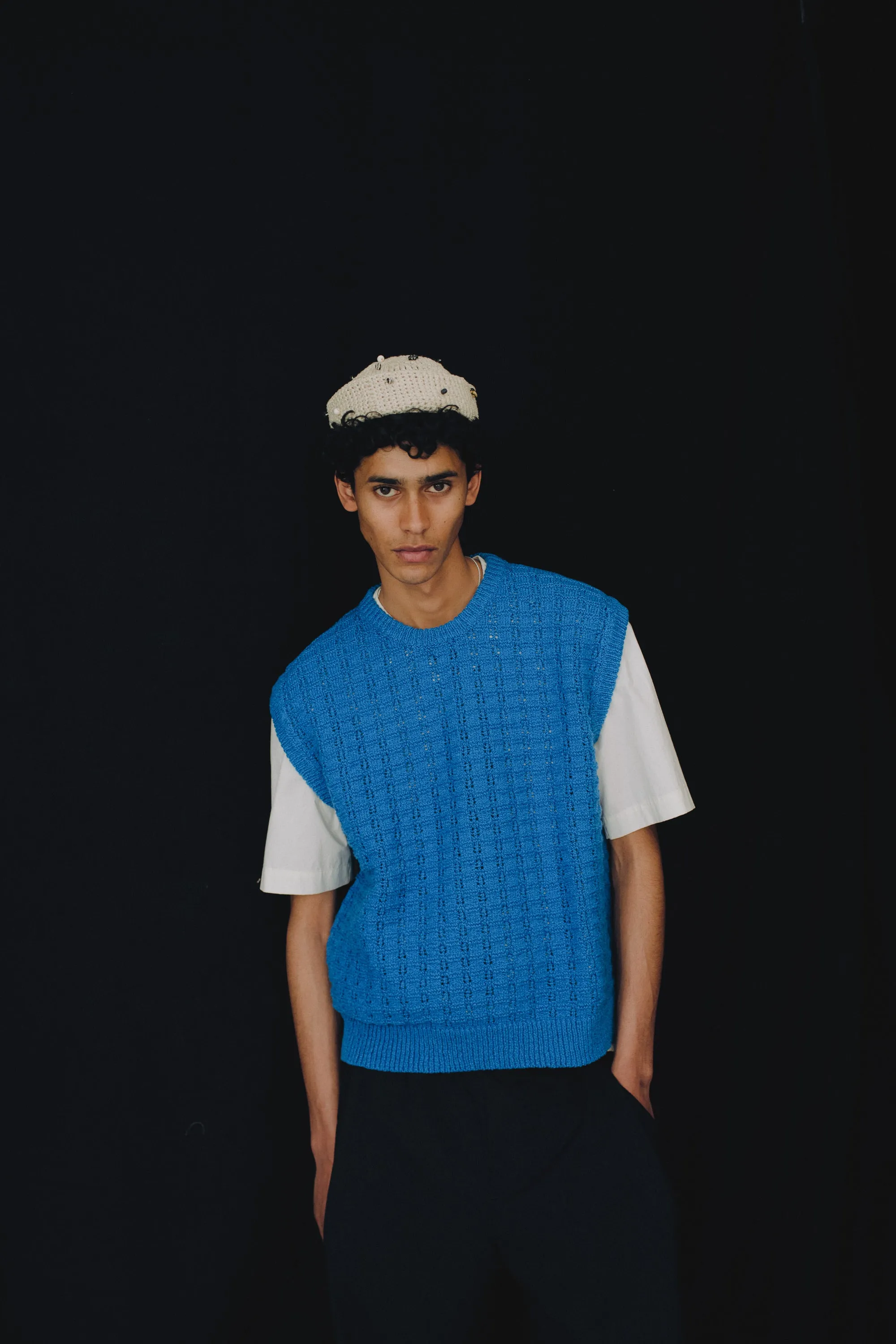 TEMBE KNIT VEST sold by A Kind of Guise