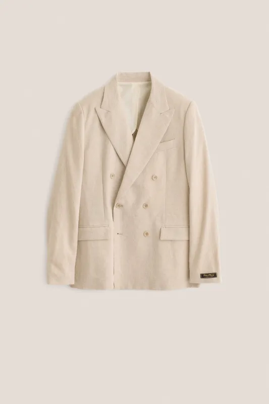DOUBLE BREASTED PEAK BLAZER made by A Kind of Guise