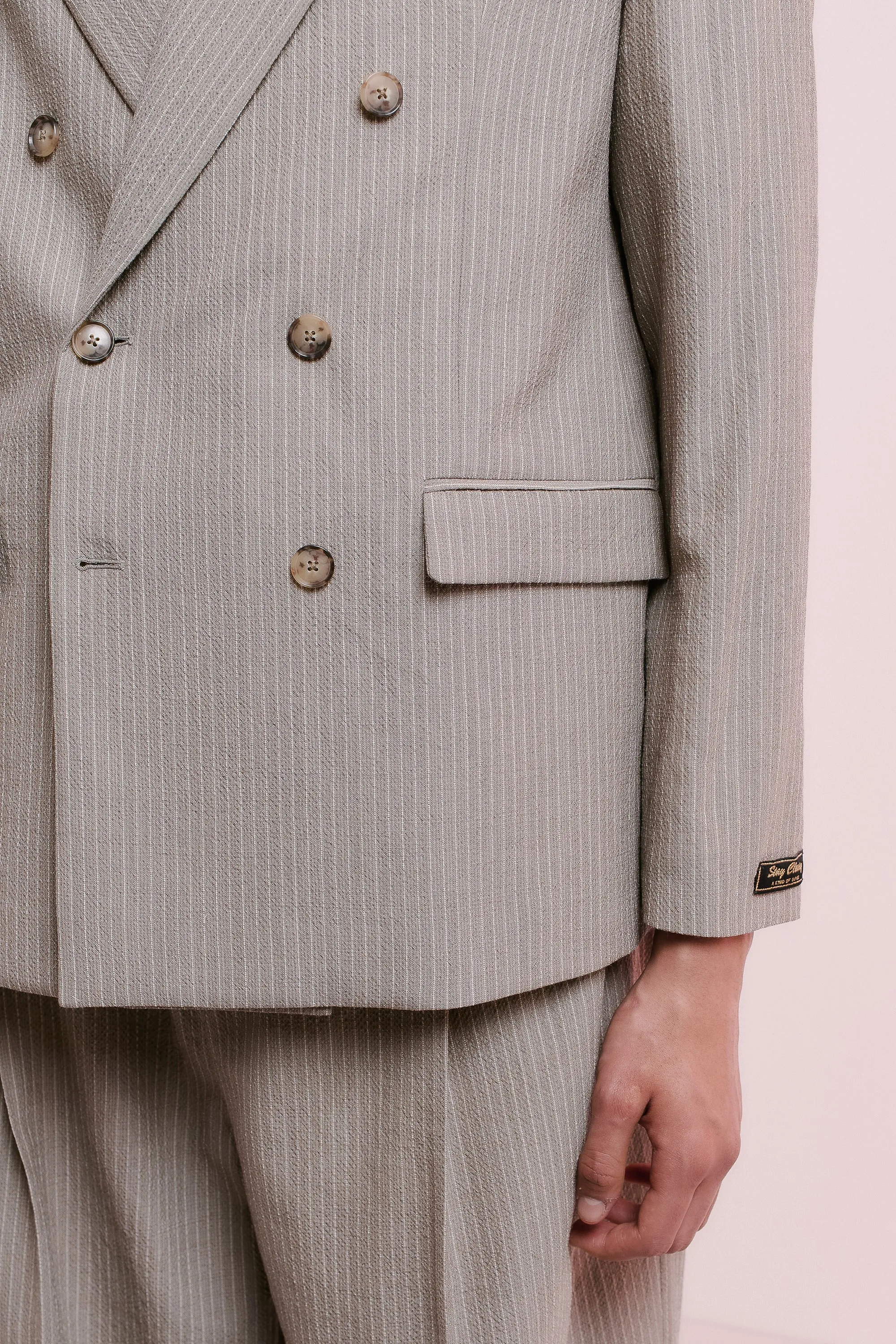 DOUBLE BREASTED PEAK BLAZER sold by A Kind of Guise product image thumbnail 4