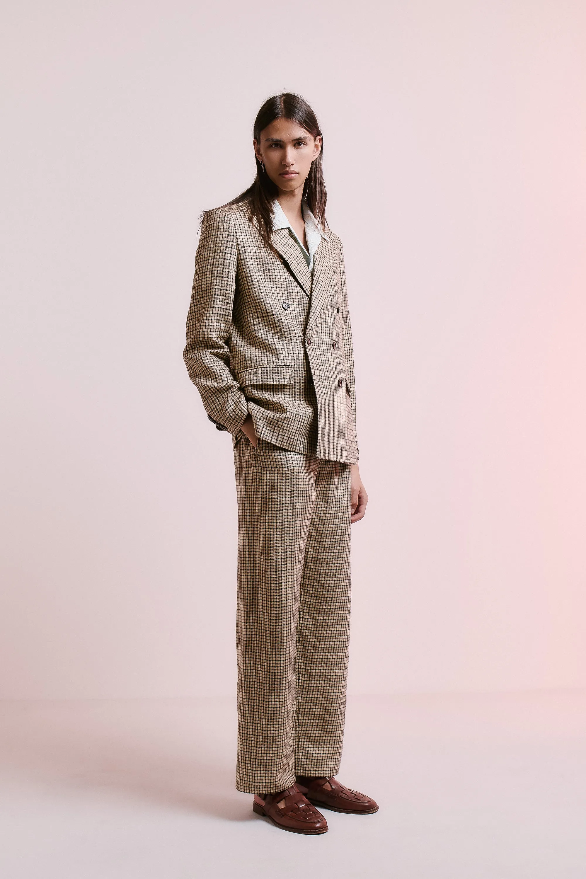 DOUBLE BREASTED PEAK BLAZER sold by A Kind of Guise product image thumbnail 3