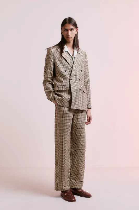 DOUBLE BREASTED PEAK BLAZER made by A Kind of Guise