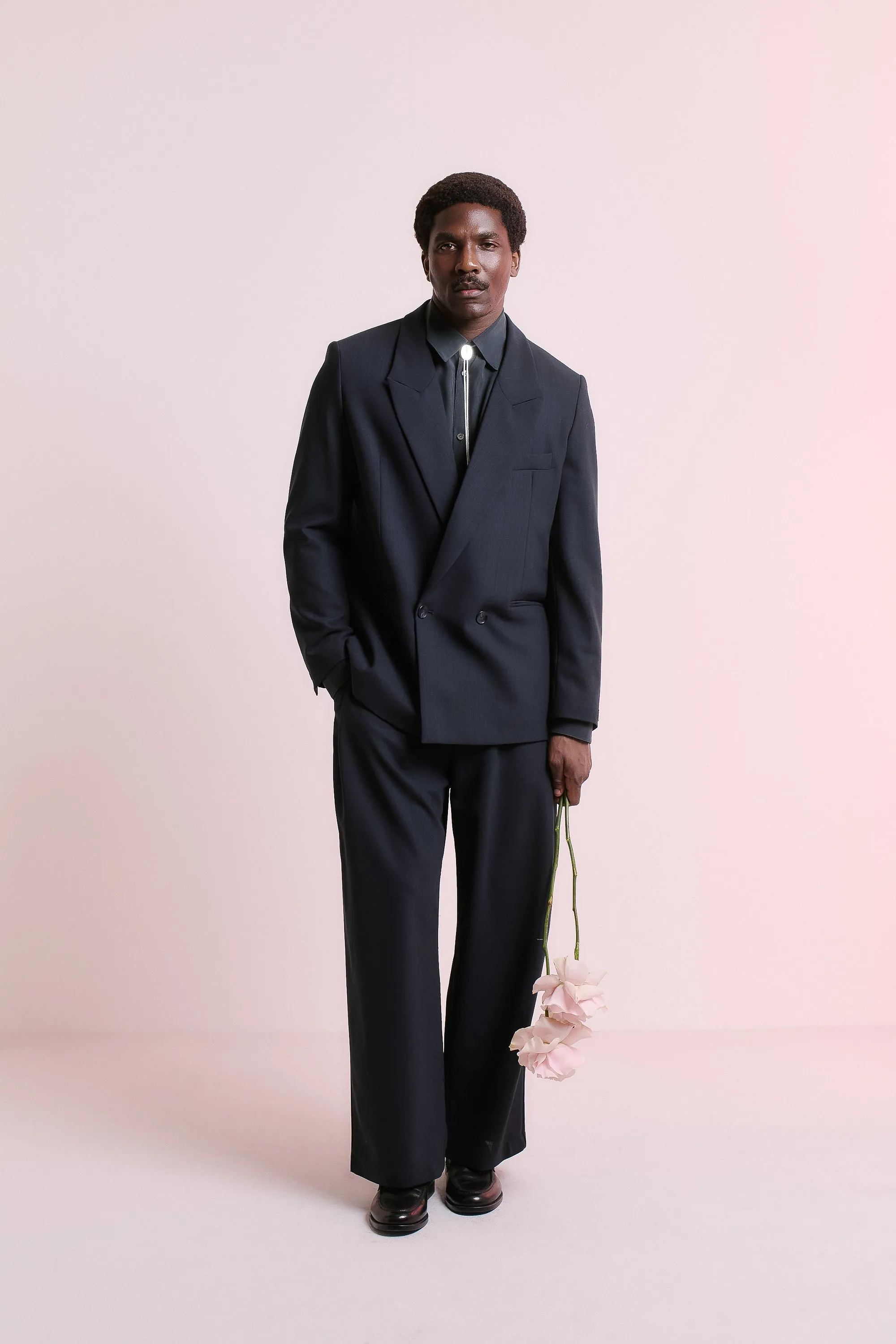 RELAXED DOUBLE BUTTONED BLAZER sold by A Kind of Guise