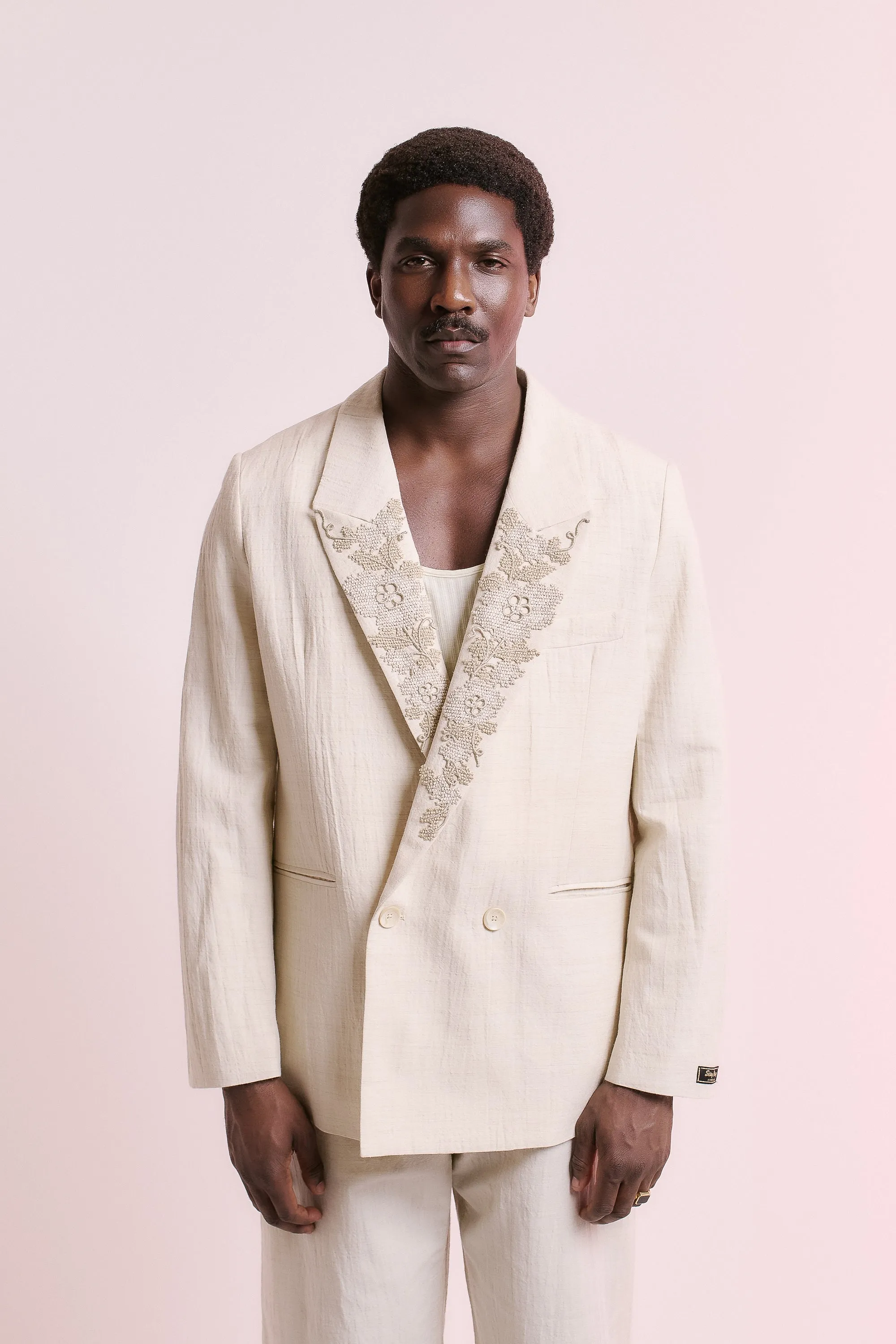 RELAXED DOUBLE BUTTONED BLAZER sold by A Kind of Guise product image thumbnail 5