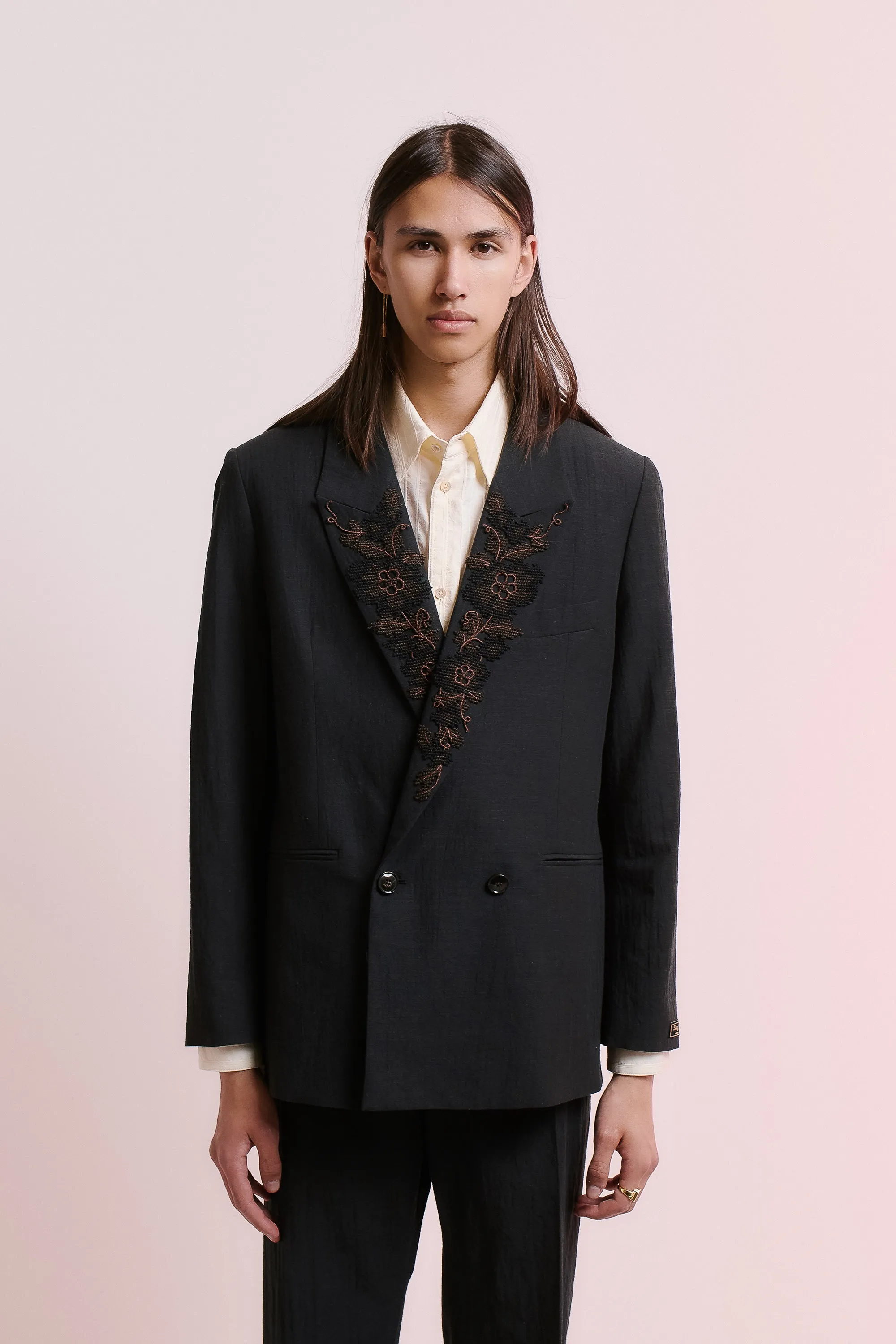 RELAXED DOUBLE BUTTONED BLAZER sold by A Kind of Guise product image thumbnail 4