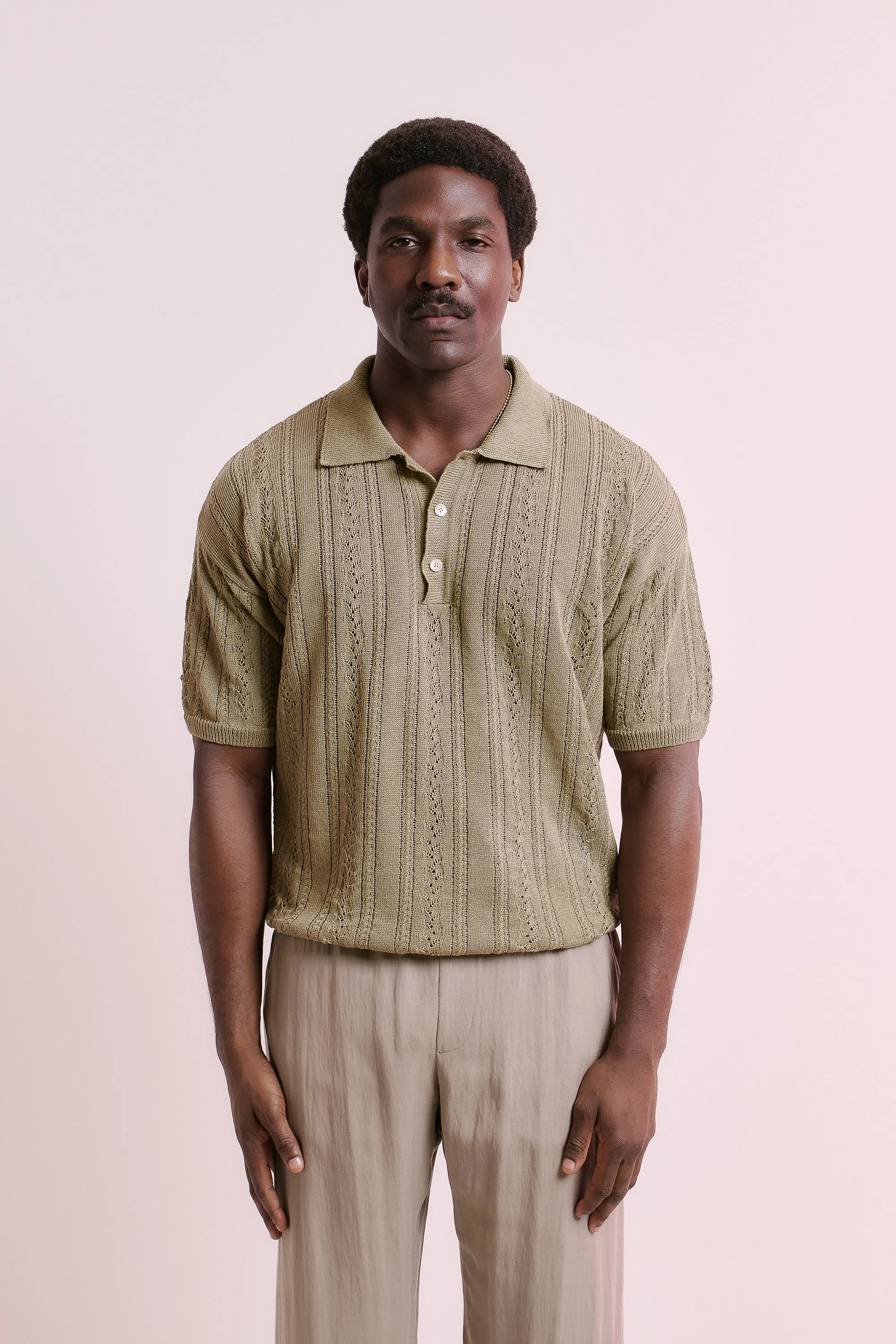 PIZZO KNIT POLO sold by A Kind of Guise product image thumbnail 4