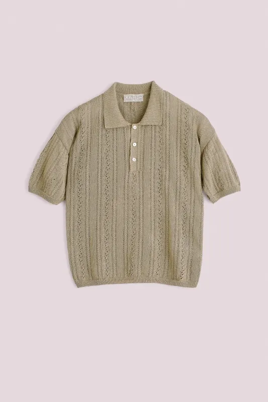 PIZZO KNIT POLO made by A Kind of Guise