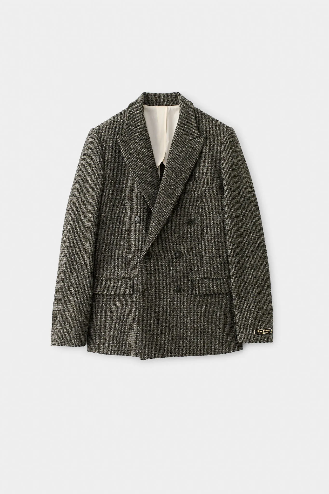 DOUBLE BREASTED PEAK BLAZER sold by A Kind of Guise