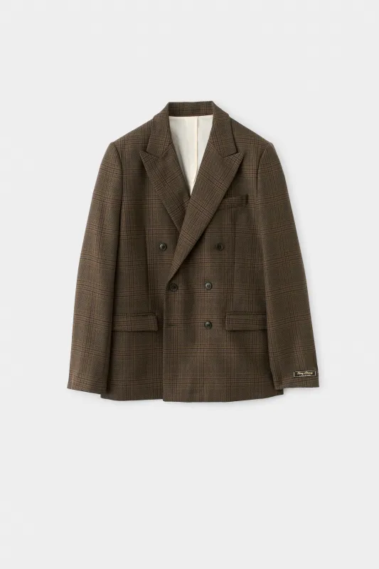 DOUBLE BREASTED PEAK BLAZER made by A Kind of Guise
