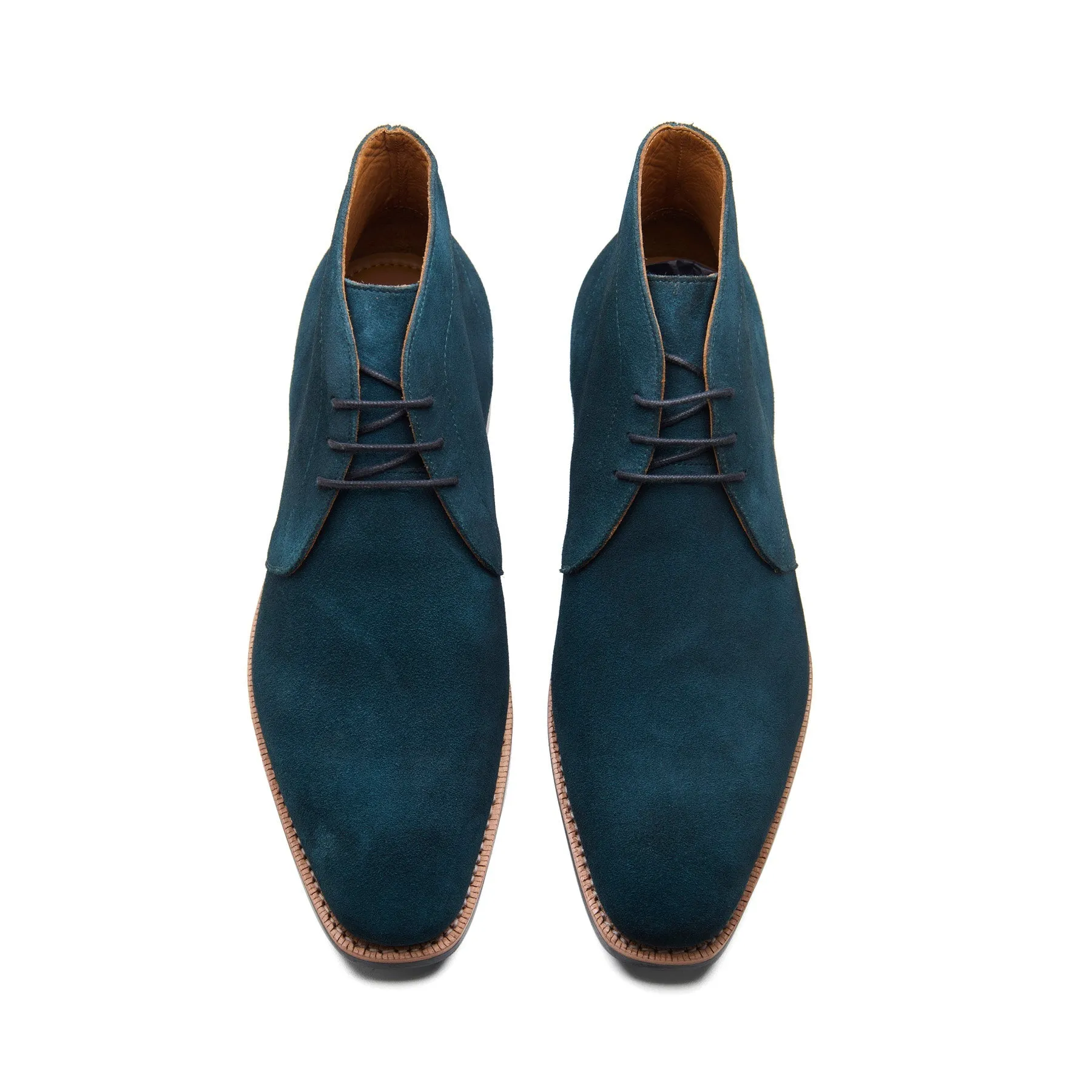 McClure, Chukka Boot - Petrol Go Rain Suede | Summer Classics sold by Blkbrd Shoemaker product image thumbnail 2