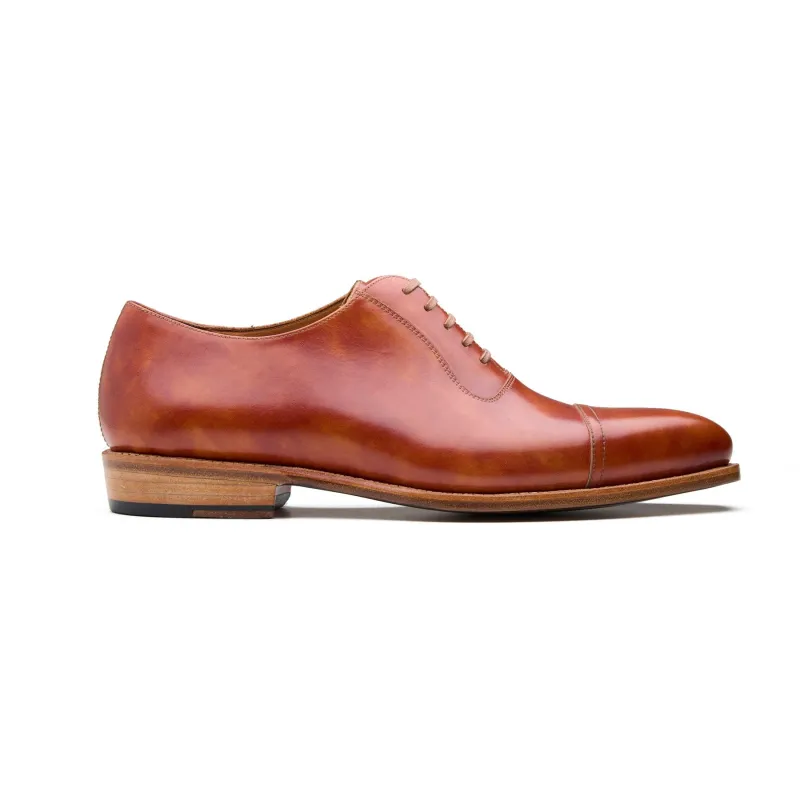 Adele, Adelaide Oxford - SunBurst Museum Calf | Contemporary Classics made by Blkbrd Shoemaker