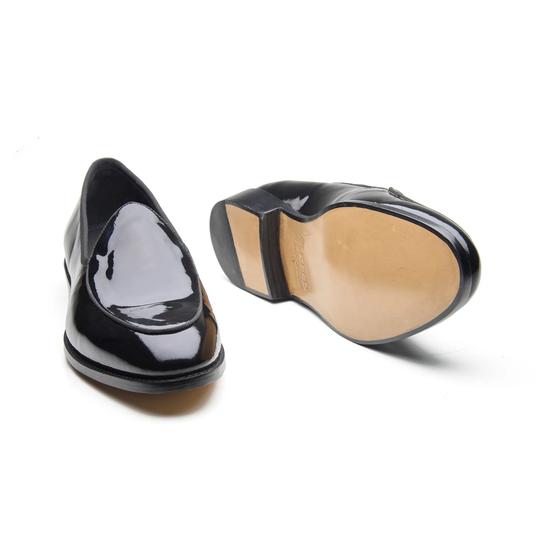 Jules, Belgian Loafer - Black Patent | Tuxedo Collection sold by Blkbrd Shoemaker product image thumbnail 5