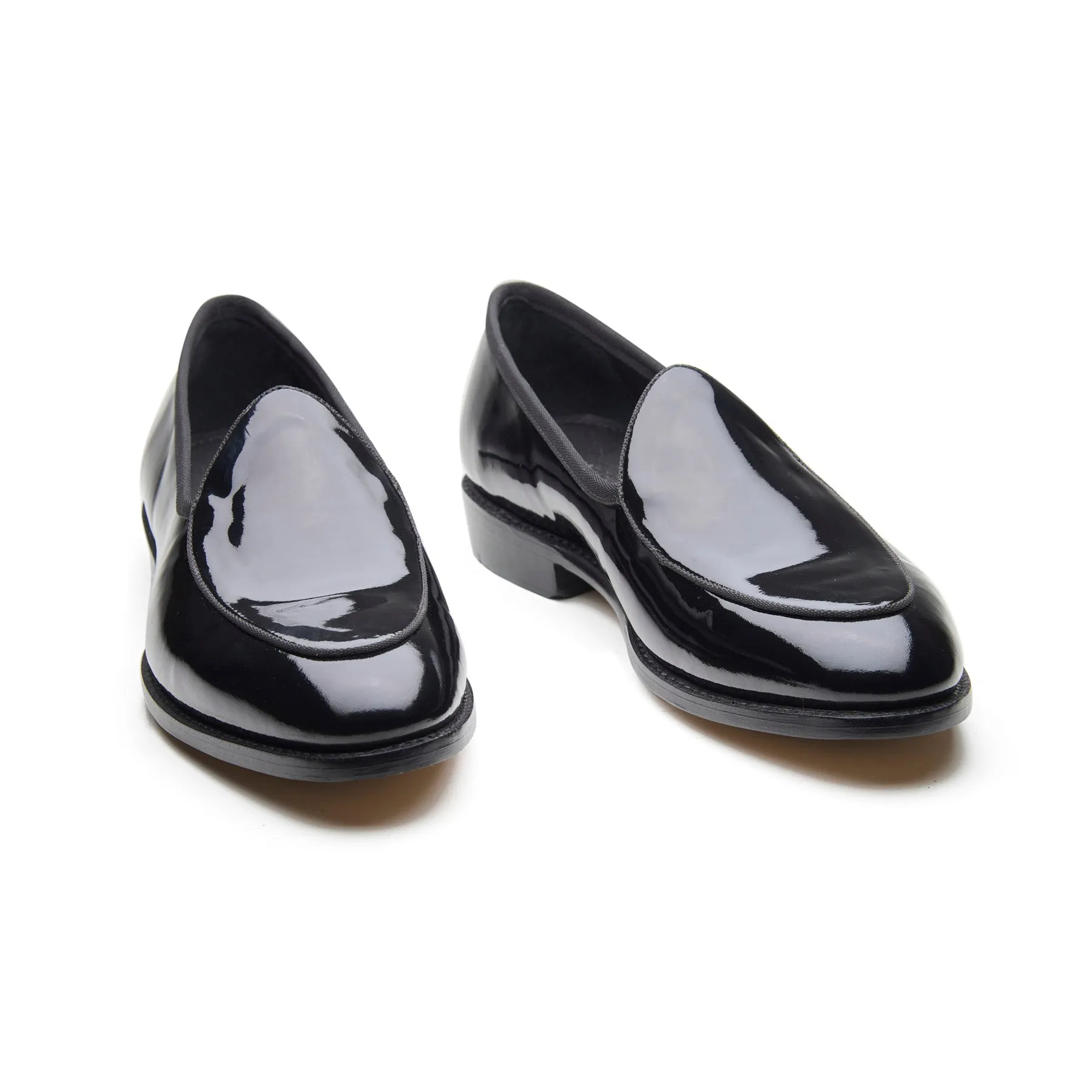 Jules, Belgian Loafer - Black Patent | Tuxedo Collection sold by Blkbrd Shoemaker product image thumbnail 3