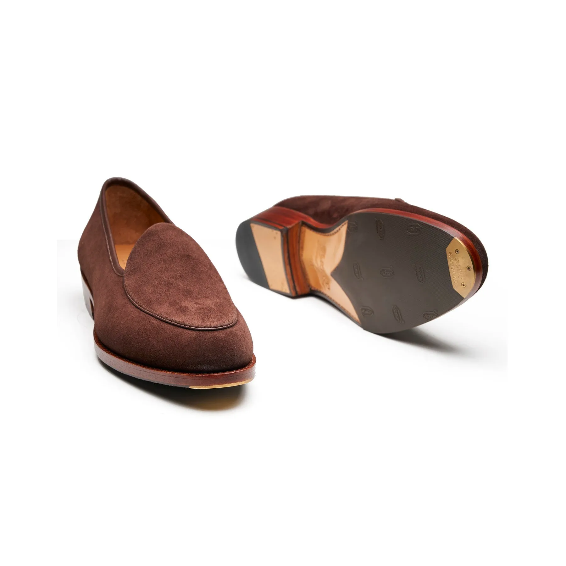 Jules, Belgian Loafer - French Brown Calf Suede | Summer Classis sold by Blkbrd Shoemaker product image thumbnail 5