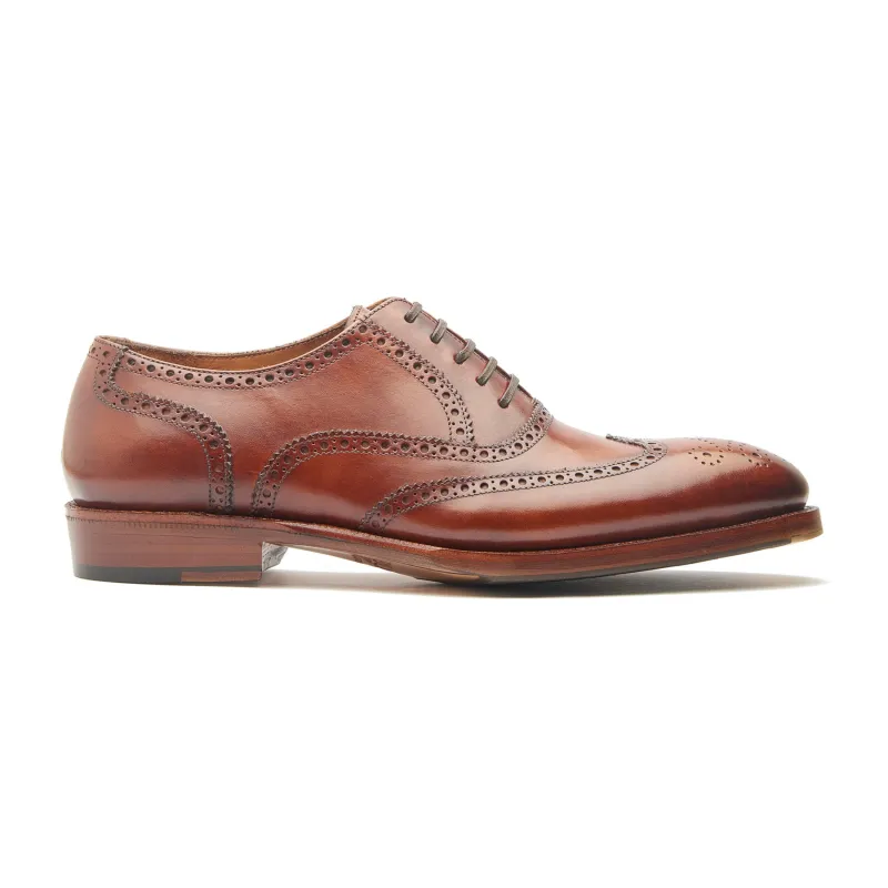 Marcell, Full Brogue Oxford - Bourbon Calf | Classics sold by Blkbrd Shoemaker