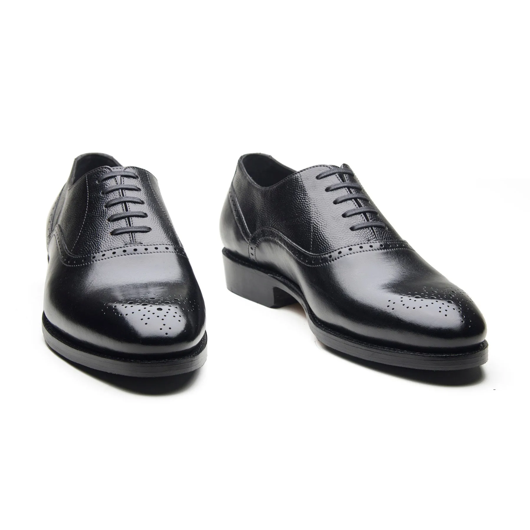 Wenzel, Medallion Oxford - Black | Hand Welted | Contemporary Classics sold by Blkbrd Shoemaker product image thumbnail 3