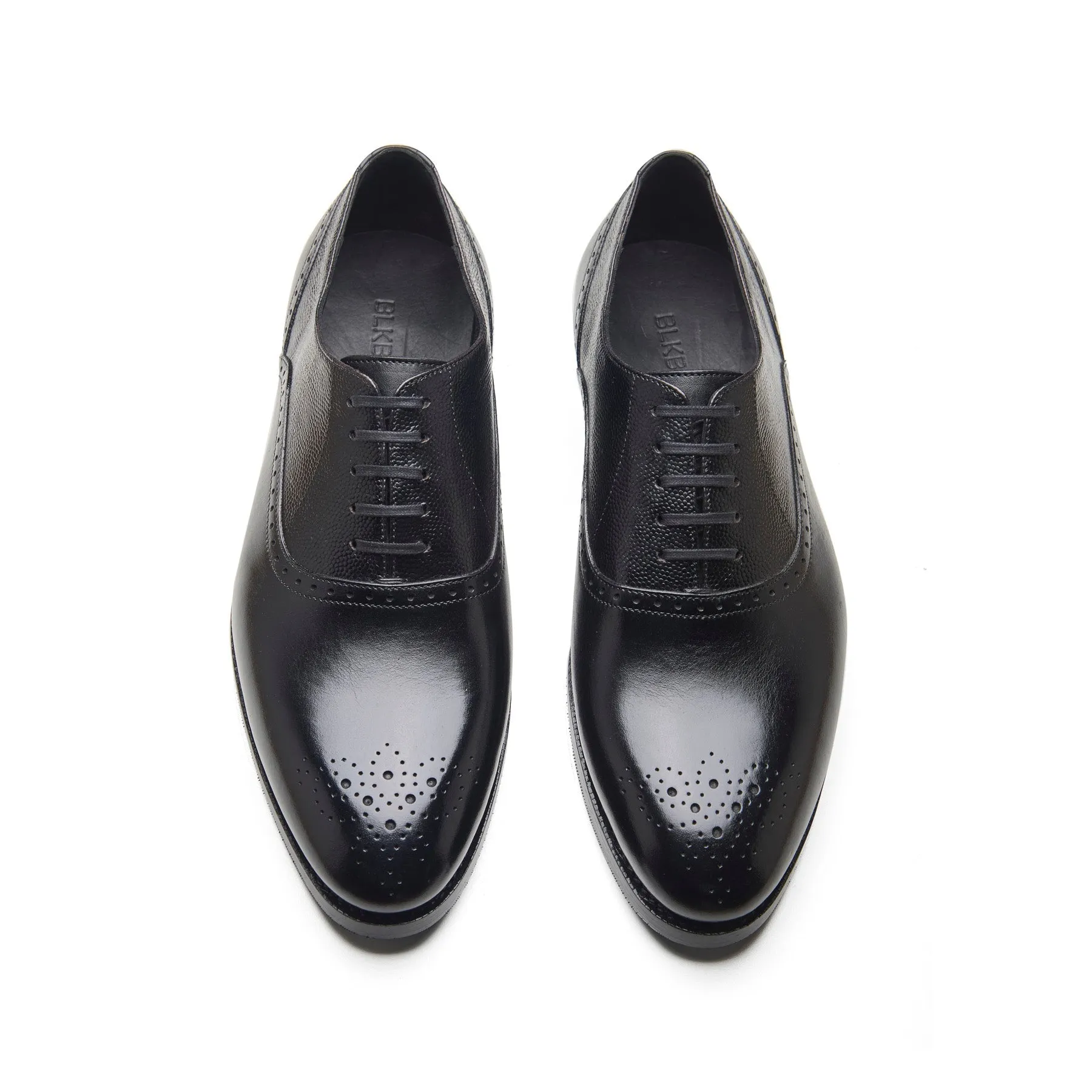 Wenzel, Medallion Oxford - Black | Hand Welted | Contemporary Classics sold by Blkbrd Shoemaker product image thumbnail 2