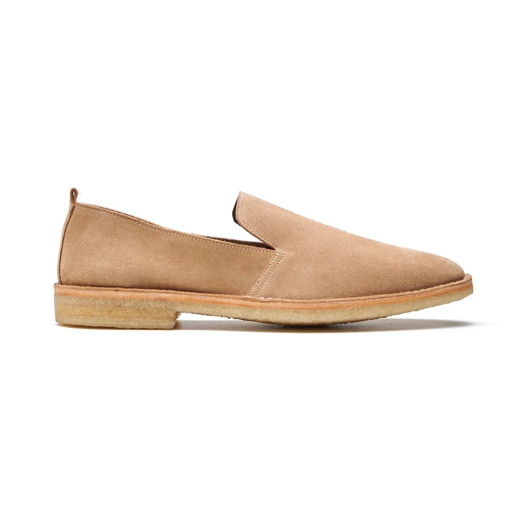 Travers, All in One Slipon - Beige Go Rain Suede | Summer Classics sold by Blkbrd Shoemaker