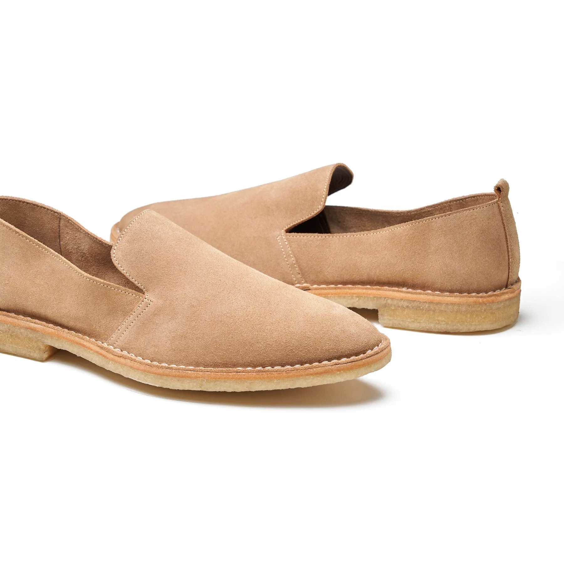 Travers, All in One Slipon - Beige Go Rain Suede | Summer Classics sold by Blkbrd Shoemaker product image thumbnail 5